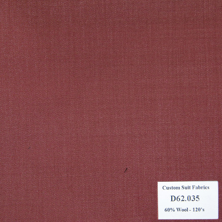  D62.035 Kevinlli V4 - Vải Suit 60% Wool - Nâu xí muội Trơn